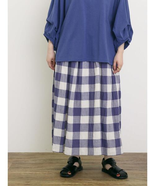 Samansa Mos2（サマンサ モスモス）の「柄アソートギャザースカート（スカート・レディース・オフホワイト/ブラック/ピンク/パープル・F）」の16枚目の写真