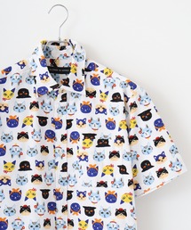 Animal print regular collar short sleeve shirt / アニマルプリント レギュラーカラー半袖シャツ unisex