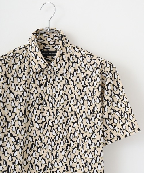 FUNALIVE(ファンアライブ)の「Animal print regular collar short sleeve shirt / アニマルプリント レギュラーカラー半袖シャツ unisex(シャツ/ブラウス・メンズ・グレー/ブラック/カラフル/ブラック系1/ベージュ/ホワイト系1/ホワイト・M/L)」の6枚目の写真
