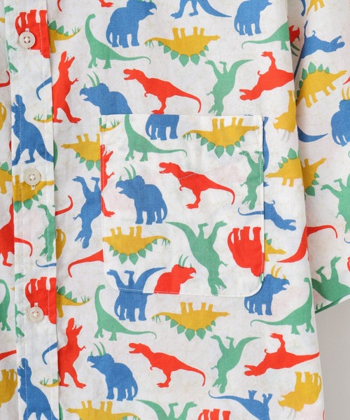 FUNALIVE(ファンアライブ)の「Animal print regular collar short sleeve shirt / アニマルプリント レギュラーカラー半袖シャツ unisex(シャツ/ブラウス・メンズ・グレー/ブラック/カラフル/ブラック系1/ベージュ/ホワイト系1/ホワイト・M/L)」の10枚目の写真