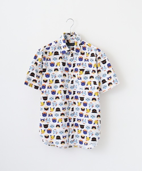 FUNALIVE(ファンアライブ)の「Animal print regular collar short sleeve shirt / アニマルプリント レギュラーカラー半袖シャツ unisex(シャツ/ブラウス・メンズ・グレー/ブラック/カラフル/ブラック系1/ベージュ/ホワイト系1/ホワイト・M/L)」の21枚目の写真