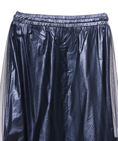 AULA AILA（アウラアイラ）の「ボーダーチュールスカート（スカート・レディース・ブラック/グレー/ネイビー・0）」の11枚目の写真