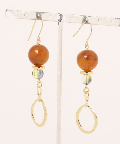 tone（トーン）の「【Astyle】goldcircleステンレスピアス(MA)（ピアス（両耳用）・レディース・ゴールド・FREE）」の2枚目の写真