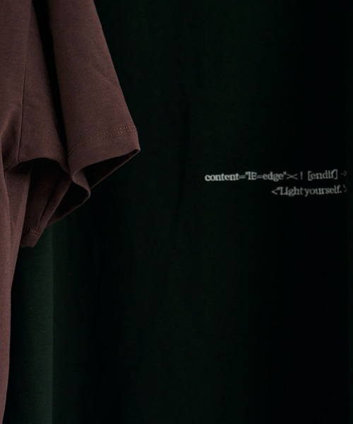 lit（リット）の「Embroidery Loose TEE（Tシャツ/カットソー・レディース・オフホワイト/ダークグリーン/カーキ/ブラウン・FREE）」の12枚目の写真