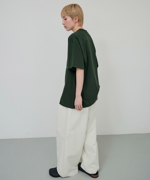 lit（リット）の「Embroidery Loose TEE（Tシャツ/カットソー・レディース・オフホワイト/ダークグリーン/カーキ/ブラウン・FREE）」の21枚目の写真