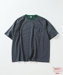 BRENT / ブレント 別注 ボーダー ポケット Tシャツ