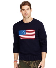 POLO RALPH LAUREN | フラッグ コットン クルーネック セーター(ニット/セーター)