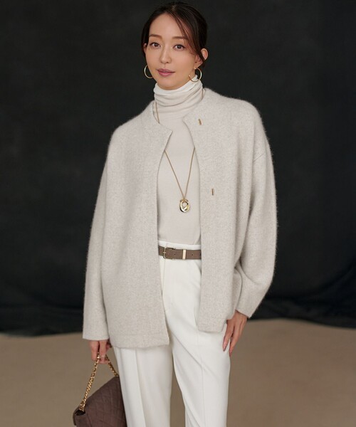 23区（ニジュウサンク）の「メタルループ ベルト（ベルト・レディース・ブラック系9/ダークブラウン系9/ブラック系/ベージュ系・44/38/32）」の6枚目の写真