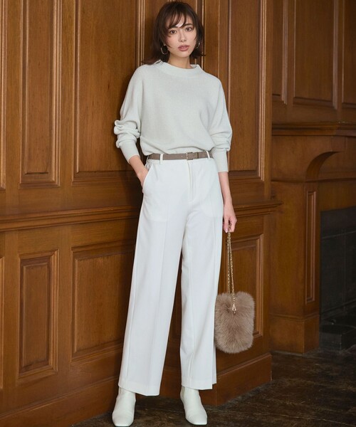 23区（ニジュウサンク）の「メタルループ ベルト（ベルト・レディース・ブラック系9/ダークブラウン系9/ブラック系/ベージュ系・44/38/32）」の10枚目の写真