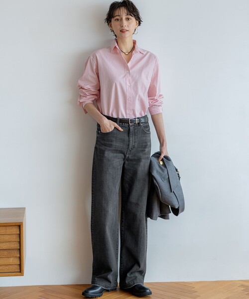 23区（ニジュウサンク）の「メタルループ ベルト（ベルト・レディース・ブラック系9/ダークブラウン系9/ブラック系/ベージュ系・44/38/32）」の21枚目の写真