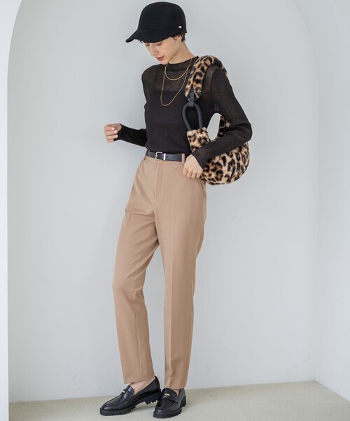 23区（ニジュウサンク）の「メタルループ ベルト（ベルト・レディース・ブラック系9/ダークブラウン系9/ブラック系/ベージュ系・44/38/32）」の22枚目の写真