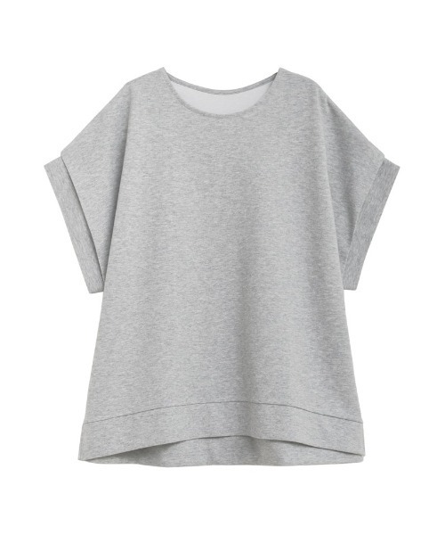 Re:EDIT(リエディ)の「スムースライトダンボールドルマンチュニックトップス(スウェット・レディース・ブラック/アイボリー/グレー・MEDIUM/LARGE)」の20枚目の写真