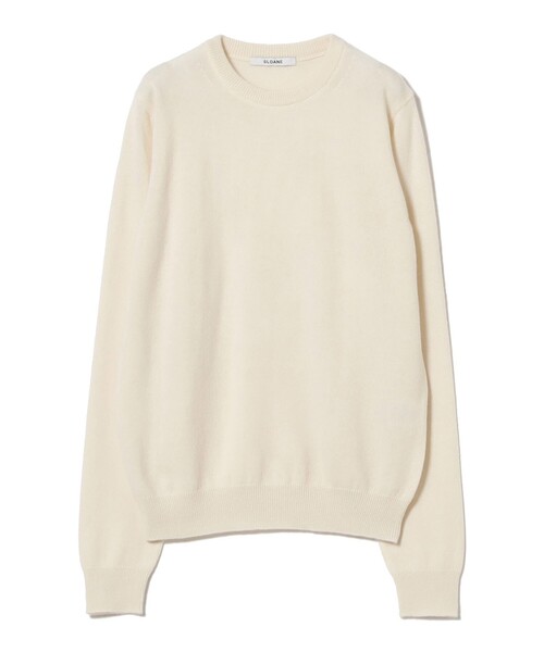 セール】【別注】SLOANE / 12ゲージ カシミヤ クルーネック ニット