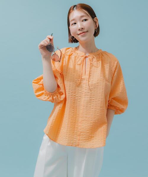 セール】F by ROSSO サッカーボリュームスリーブブラウス（シャツ