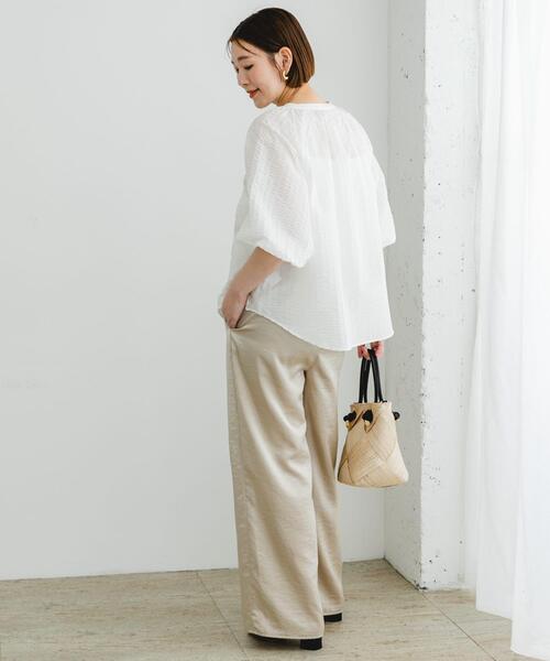 セール】F by ROSSO サッカーボリュームスリーブブラウス（シャツ