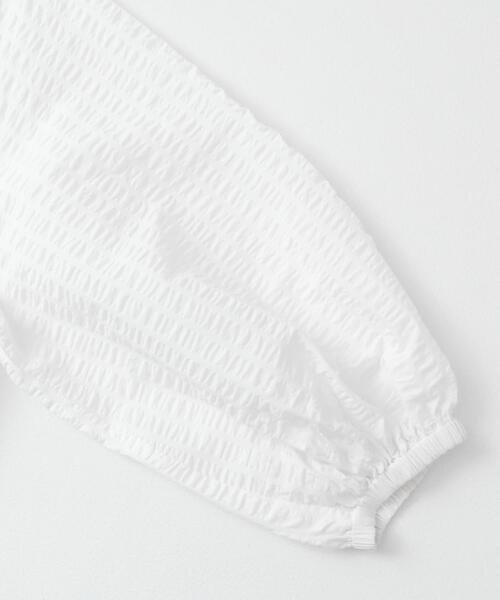 F by ROSSO（エフバイロッソ）の「F by ROSSO　サッカーボリュームスリーブブラウス（シャツ/ブラウス・レディース・ホワイト/ブラック/オレンジ・FREE）」の12枚目の写真