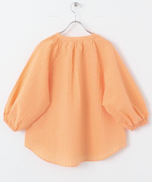 F by ROSSO（エフバイロッソ）の「F by ROSSO　サッカーボリュームスリーブブラウス（シャツ/ブラウス・レディース・ホワイト/ブラック/オレンジ・FREE）」の21枚目の写真