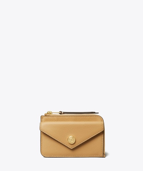 PEBBLE ENVELOPE ZIP CARD CASE ジップ カード ケース ペブル エンベロープ ジップカードケース(カードケース)|TORY
