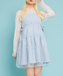 PUNYUS | チュールレイヤードキャミワンピース(ワンピース)