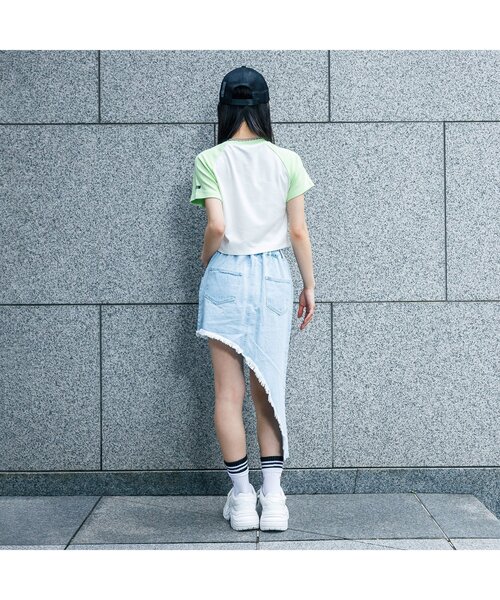 algy（アルジー）の「コンパクトフライスさらっとラグラン半袖T（Tシャツ/カットソー・キッズ・ブラック/チャコール/ライム・X-SMALL/XX-SMALL/SMALL/MEDIUM）」の5枚目の写真