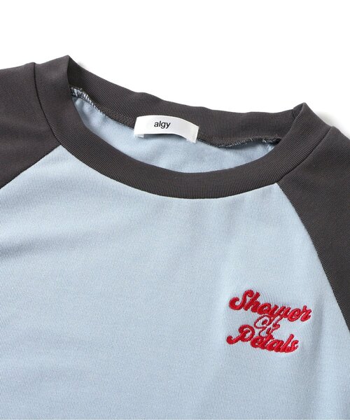 algy（アルジー）の「コンパクトフライスさらっとラグラン半袖T（Tシャツ/カットソー・キッズ・ブラック/チャコール/ライム・X-SMALL/XX-SMALL/SMALL/MEDIUM）」の8枚目の写真