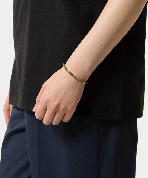 H BLOCK BANGLE / HUF アクセサリー バングル（バングル/リスト