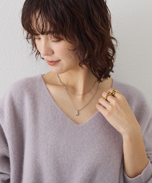RIVE DROITE（リヴドロワ）の「【R.good(アールドットグッド)】レイヤードワントップネックレス（ネックレス・レディース・ゴールド/シルバー・FREE）」の16枚目の写真