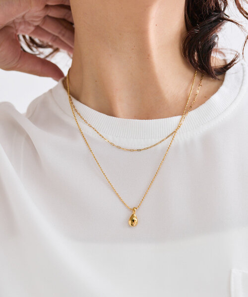 RIVE DROITE（リヴドロワ）の「【R.good(アールドットグッド)】レイヤードワントップネックレス（ネックレス・レディース・ゴールド/シルバー・FREE）」の8枚目の写真