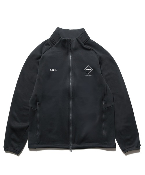 F.C.Real Bristol(エフシーレアルブリストル)の「STRETCH FLEECE STAND COLLAR BLOUSON(ブルゾン・メンズ・モカ/ブラック・SMALL/XX-LARGE/X-LARGE/LARGE/MEDIUM)」の2枚目の写真