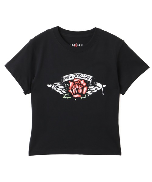 JORDAN BRAND（ジョーダンブランド）の「JORDAN BRAND AS W J FLT SS SHGF GFX TEE TT / ジョーダン ブランド ウィメンズ ジョーダン FLT SHGF GFX S/S Tシャツ TT / NIKE【SP】（Tシャツ/カットソー・レディース・ブラック・XS/M/S）」の3枚目の写真