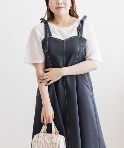 CLETTE(クレット)の「ベーシックシアーTシャツ(Tシャツ/カットソー・レディース・ブラック/オフホワイト・LL/3L/4L)」の18枚目の写真