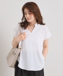 ITS'DEMO | 【接触冷感／手洗い可】バックギャザーブラウス(シャツ/ブラウス)