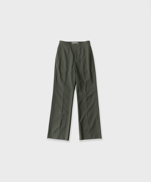 LE CIEL BLEU(ルシェルブルー)の「LE CIEL BLEU/ルシェルブルー Slim Flare Pant w/Sheer Detail スリムフレアパンツwシアーディテール(スラックス・レディース・ブラック/グレー/カーキ・34/36)」の3枚目の写真