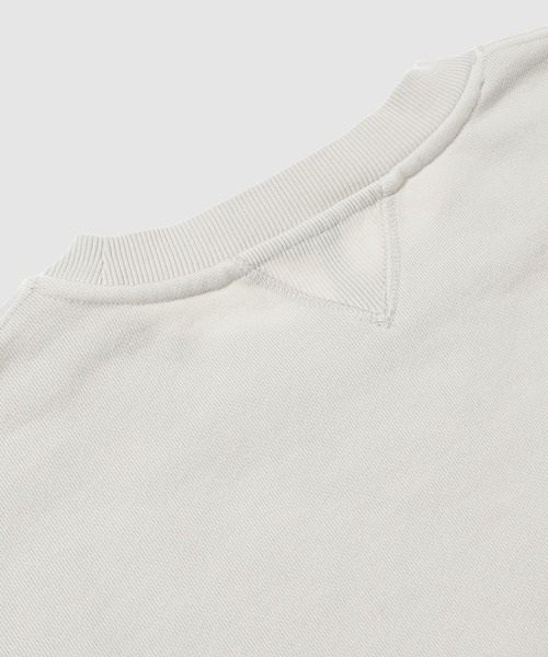 entire studios（エンタイアスタジオ）の「BOX CREW（スウェット・メンズ・ホワイト・M/L/XL）」の4枚目の写真