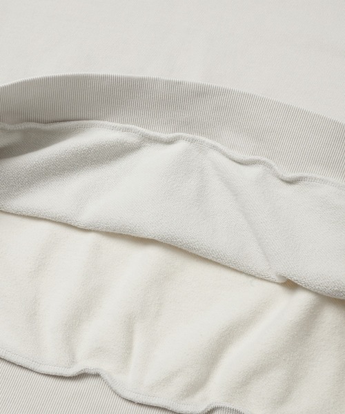 entire studios（エンタイアスタジオ）の「BOX CREW（スウェット・メンズ・ホワイト・M/L/XL）」の6枚目の写真