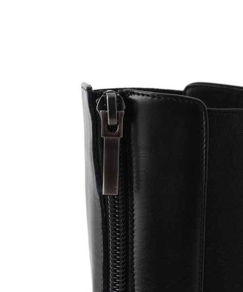 SALON adam et rope'（サロン アダム エ ロペ）の「WS レザートラックソールサイドゴア（ブーツ・レディース・ブラック・23/24/23.5/24.5/36/36.5/37/37.5）」の4枚目の写真