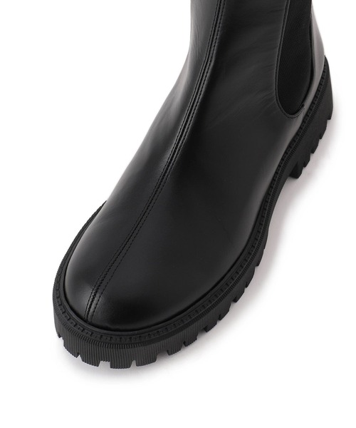 SALON adam et rope'（サロン アダム エ ロペ）の「WS レザートラックソールサイドゴア（ブーツ・レディース・ブラック・23/24/23.5/24.5/36/36.5/37/37.5）」の9枚目の写真