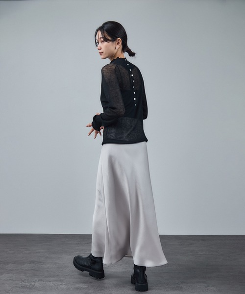 SALON adam et rope'（サロン アダム エ ロペ）の「WS レザートラックソールサイドゴア（ブーツ・レディース・ブラック・23/24/23.5/24.5/36/36.5/37/37.5）」の13枚目の写真