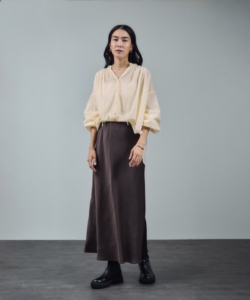 SALON adam et rope'（サロン アダム エ ロペ）の「WS レザートラックソールサイドゴア（ブーツ・レディース・ブラック・23/24/23.5/24.5/36/36.5/37/37.5）」の15枚目の写真