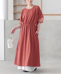 n'OrLABEL | 『ランタンスリーブカットジョーゼットワンピース』(ワンピース)