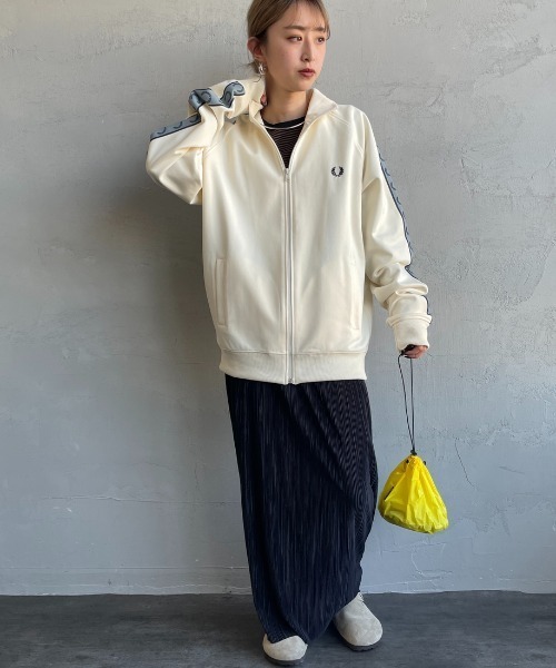FRED PERRY コントラストテープ トラックジャケット FRED PERRY/フレッドペリー] コントラストテープ トラック