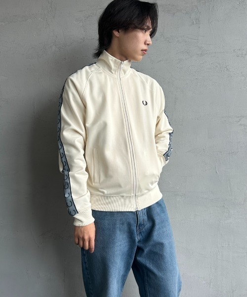 [FRED PERRY/フレッドペリー] コントラストテープ トラックジャケット FRED PERRY/フレッドペリー] コントラストテープ トラック