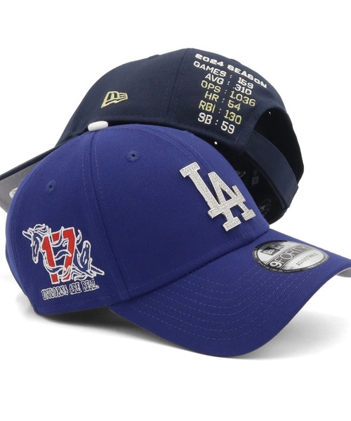NEW ERA（ニューエラ）の「ニューエラキャップ 9FORTY ロサンゼルスドジャース 大谷翔平（キャップ・メンズ・ブルー/ネイビー・FREE）」の2枚目の写真