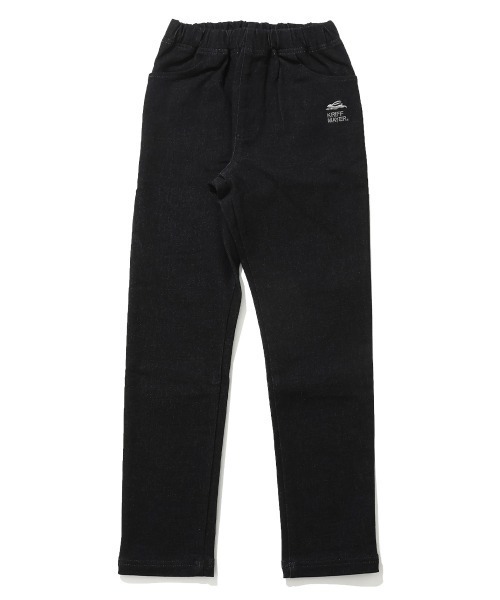 KRIFF MAYER Kid's Collection(クリフメイヤーキッズコレクション)の「裏起毛カラーデニムパンツ(デニムパンツ・キッズ・ブラック/カーキ/ベージュ/ネイビー・120/130/140/150/160/170)」の2枚目の写真