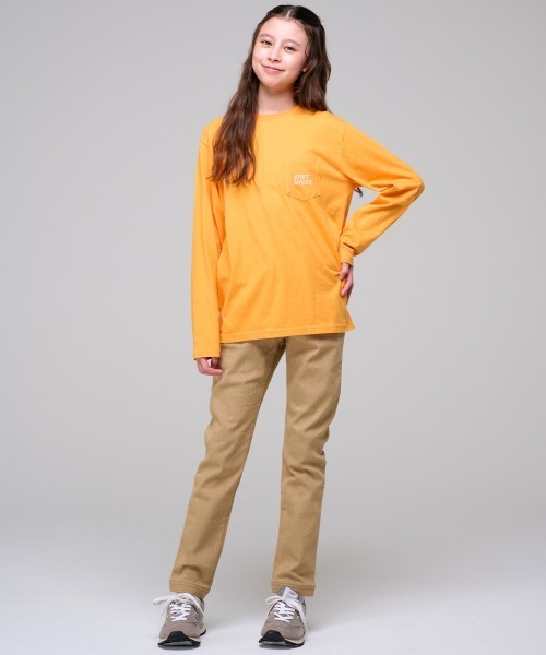 KRIFF MAYER Kid's Collection(クリフメイヤーキッズコレクション)の「裏起毛カラーデニムパンツ(デニムパンツ・キッズ・ブラック/カーキ/ベージュ/ネイビー・120/130/140/150/160/170)」の7枚目の写真