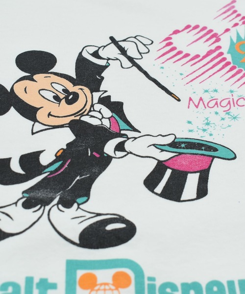 DISNEY VINTAGE（ディズニーヴィンテージ）の「【USED】90’s Disney “Walt Disney World 20 Magical Years” キャラクター Tシャツ USA製（Tシャツ/カットソー・メンズ・ホワイト・X-LARGE）」の8枚目の写真