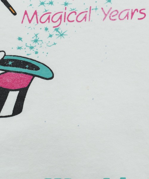 DISNEY VINTAGE（ディズニーヴィンテージ）の「【USED】90’s Disney “Walt Disney World 20 Magical Years” キャラクター Tシャツ USA製（Tシャツ/カットソー・メンズ・ホワイト・X-LARGE）」の10枚目の写真