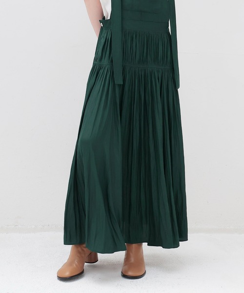 DRESSLAVE(ドレスレイブ)の「dechine air flow overalls dress(デシンエアフローオーバーオールワンピース)(ジャンパースカート・レディース・ネイビー/グリーン・38)」の12枚目の写真