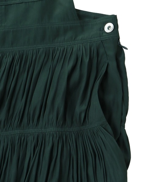 DRESSLAVE(ドレスレイブ)の「dechine air flow overalls dress(デシンエアフローオーバーオールワンピース)(ジャンパースカート・レディース・ネイビー/グリーン・38)」の8枚目の写真