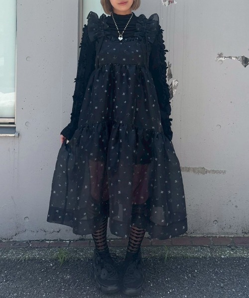 セール】GARDEN BUSTIER ドレス（ワンピース）｜Candy Stripper